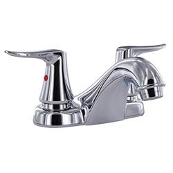 Picture of Valterra PF222304 Catalina 4-Inch Deck Mount Lavatory Faucet Chrome with 2-Lever Handles