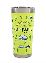 Picture of Camco 53321 Life is Better at the Campsite 20 Oz Insulated Tumbler with RV Pattern
