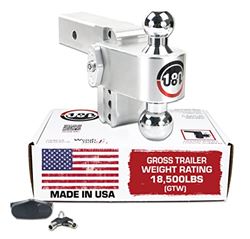 Picture of Weigh Safe CTB425 180° Adjustable Ball Mount 4" Drop 5" Rise 2.5" Receiver