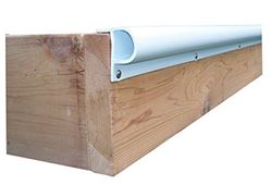 Picture of Dock Edge DE1170F Small P Profile Dock Bumper White 16 Foot Roll