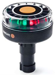 Picture of Navisafe 361-1 Navilight Tricolor (red, Green, White) 2nm W/scotty Base, Clear