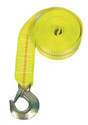 Picture of Rod Saver WSY25 Heavy Duty Winch Strap 2" x 25' Yellow 10,000 lb