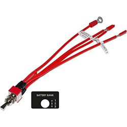 Picture of Blue Sea Systems 4141 BLUE SEA 4141 SWITCH METER TOGGLE SPTT ON-ON-ON