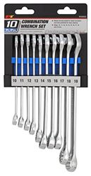 Picture of Performance Tool W30002 10pc Metric Polish Wrench Set, Sizes: 10, 11, 12, 13, 14, 15, 16, 17, 18 And 19mm
