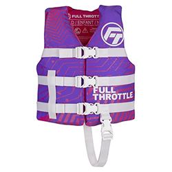 Picture of Full Throttle 112200-600-001-22 Child Nylon Life Jacket Purple