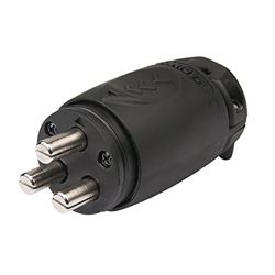 Picture of Marinco 12VBPS3 70A Waterproof Trolling Motor Plug Male Connector