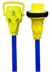 Picture of AP 1600590 30 Amp RV Power Extension Cord with Locking Ring 2 Ft