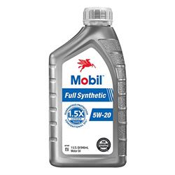 Picture of Mobil 125196 Full Synthetic Motor Oil 5W-20, 1 Quart