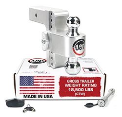 Picture of Weigh Safe CTB6-2.5-KA 6" Adjustable Trailer Hitch Ball Mount for 2.5" Receiver