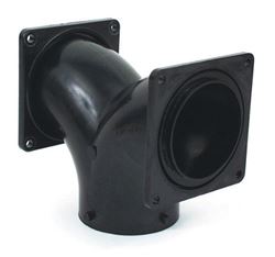 Picture of Valterra T1039 RV Sewer Elbow 2-Way 3" Bayonet x 3" Rotating Flange