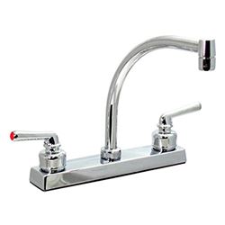 Picture of Valterra PF211344 8-Inch Kitchen Faucet with Hi-Arc Spout and Teapot Handles