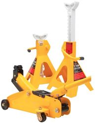 Picture of Performance Tool W1605 Hydraulic Floor Jack and Jack Stand Set - 4000 lb Capacity