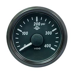 Picture of VDO Gauges A2C3833500030 Computers Singleviu 52mm (2-1/16 Inch) Oil Pressure Gaupsi With Harness -