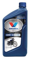 Picture of Valvoline 798152 4-Stroke Motorcycle Oil 20W-50 1 Quart