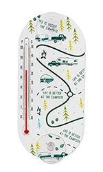 Picture of Camco 53367 Life is Better at the Campsite Window Thermometer with Fahrenheit and Celsius Display