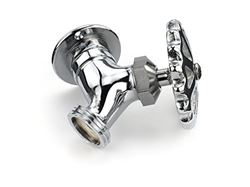 Picture of Whitecap Industries P-2452C Whitecap C.p. Brass Sillcock 1-5/8" Base 3-3/16" Depth