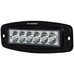Picture of HEISE LED Lighting Systems HE-FMDL1 6 LED Flush Mount Driving Light Black 18W Spot Beam