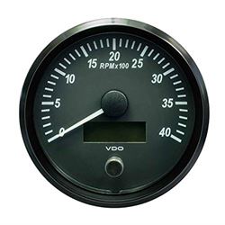 Picture of VDO Gauges A2C3832800030 Computers Singleviu 100mm (4 Inch) Tachometer-4000 Rpm -