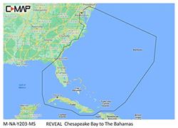Picture of C-Map M-NA-Y203-MS REVEAL Coastal Chart Chesapeake Bay to Bahamas