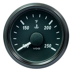 Picture of VDO Gauges A2C3833350030 Computers Singleviu 52mm (2-1/16 Inch) Water Temp Gauge-250 Degrees F -