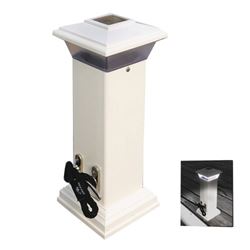 Picture of Dock Edge DE96250F Cleatlite Solar Dock Light with Stainless Steel Mooring Cleat 12 Inch