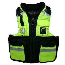 Picture of First Watch AV-800-HV-S/M USCG Type III Flotation Vest Hi-Vis Yellow S/M