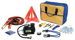 Picture of Performance Tool 60220 Roadside Emergency Kit with Tire Inflator and Jumper Cables