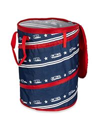 Picture of Camco 42995 Pop-Up Trash Container 24x18 Inch 30-Gallon Capacity Patriotic Design