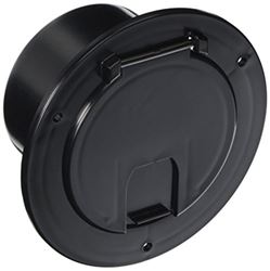 Picture of RV Designer B113 Cable Hatch with Replaceable Lid Black 5.2x2.6 Inch