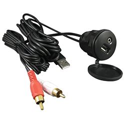 Picture of ProSpec SEAUSBMINI36 Marine USB & 3.5mm Auxiliary Input Adapter with 36" Cable