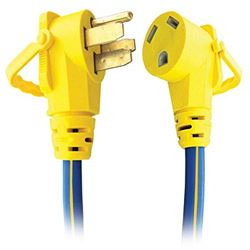 Picture of AP 1600505 RV Power Adapter 50 Amp Male to 30 Amp Female Dogbone with Ezeegrip Handle