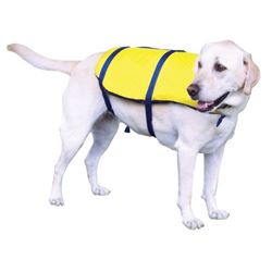 Picture of Kent Sporting Goods 157000-300-050-12 Nylon Pet Life Vest X-Large Yellow/Navy 80+ lbs