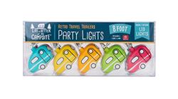 Picture of Camco 42652 Retro Travel Trailer LED Party Lights 8-Foot Strand with 10 Lights