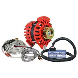 Picture of Balmar XT-DF-170-K6-KIT 170 Amp Marine Alternator Kit Dual Foot K6 Serpentine Pulley