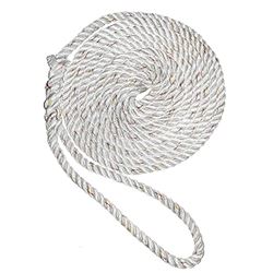 Picture of New England Ropes C6050-16-00015 New England Ropes Dockline 1/2 X 15 Nylon White 60501600015