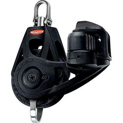 Picture of Ronstan RF45130 Series 40 Ball Bearing Orbit Block Single Becket Cleat Swivel Head
