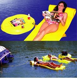 Picture of Gail Force FR300 Float Rope Foam Mattress, Yellow