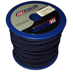 Picture of Robline MR-3BLU Orion 500 Double Braid Polyester Rope 3mm x 49.2ft Blue