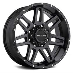 Picture of Raceline Wheels 931B-68096-00 Injector Black Wheel 16x8 5x4.5/5x5 0mm Offset