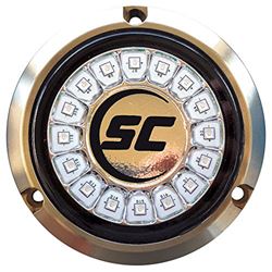Picture of Shadow-Caster LED Lighting SCR-16-GW-BZ-10 SHADOW-CASTER GREAT WHITE  SINGLE COLOR UNDERWATER LIGHT