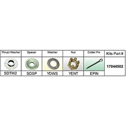 Picture of Solas 17044502 Propeller Hardware Kit for Suzuki Outboards Type D