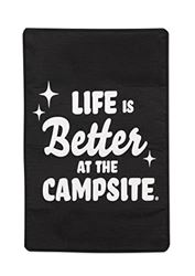 Picture of Camco 53051 Life Is Better At The Campsite Rv Door Window Light Blocking Shade | Helps Keep The Interior Temperature Cooler In Hot Weather | Provides Added Privacy |