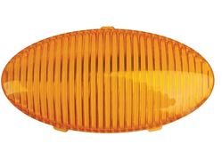 Picture of Valterra DG71263VP Oval Porch Light Replacement Lens - Amber, 6" x 2"