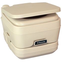 Picture of Dometic 311096402 SaniPottie 964 Portable Toilet 2.5 Gallon Parchment