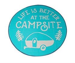 Picture of Camco 42835 Life Is Better At The Campsite Outdoor Mat 6-Foot Round