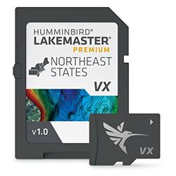 Picture of Humminbird 602007-1 LakeMaster Premium Northeast V1 GPS Map Card with VX Technology