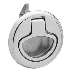 Picture of Whitecap Industries 6135C Slam Latch Stainless Steel Non-Locking Ring Pull