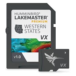 Picture of Humminbird 602009-1 LakeMaster Premium Western States V1 GPS Map Card