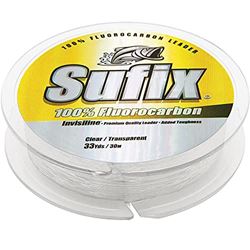 Picture of Sufix 683-060 Usa Invisiline Fluorocarbon 30mtr 60lb Test Leader Lin #