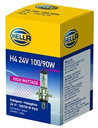 Picture of Hella H4 24V 100/90W HELLA HLA-H83140041 H4 24V 100/90W Halogen Bulb Off Road Use